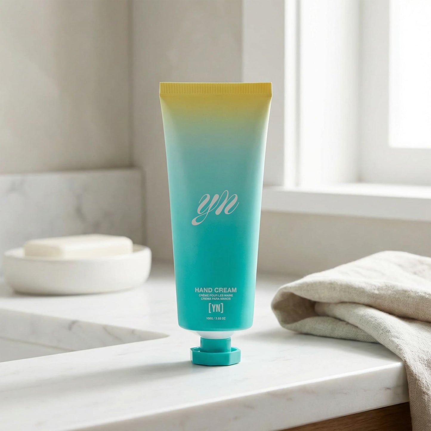 YN Young Nails Hand Cream - Fast-Absorbing, Non-Greasy Hand Cream for Women & Men, Hydrates & Nourishes for Silky-Soft Hands, Unscented