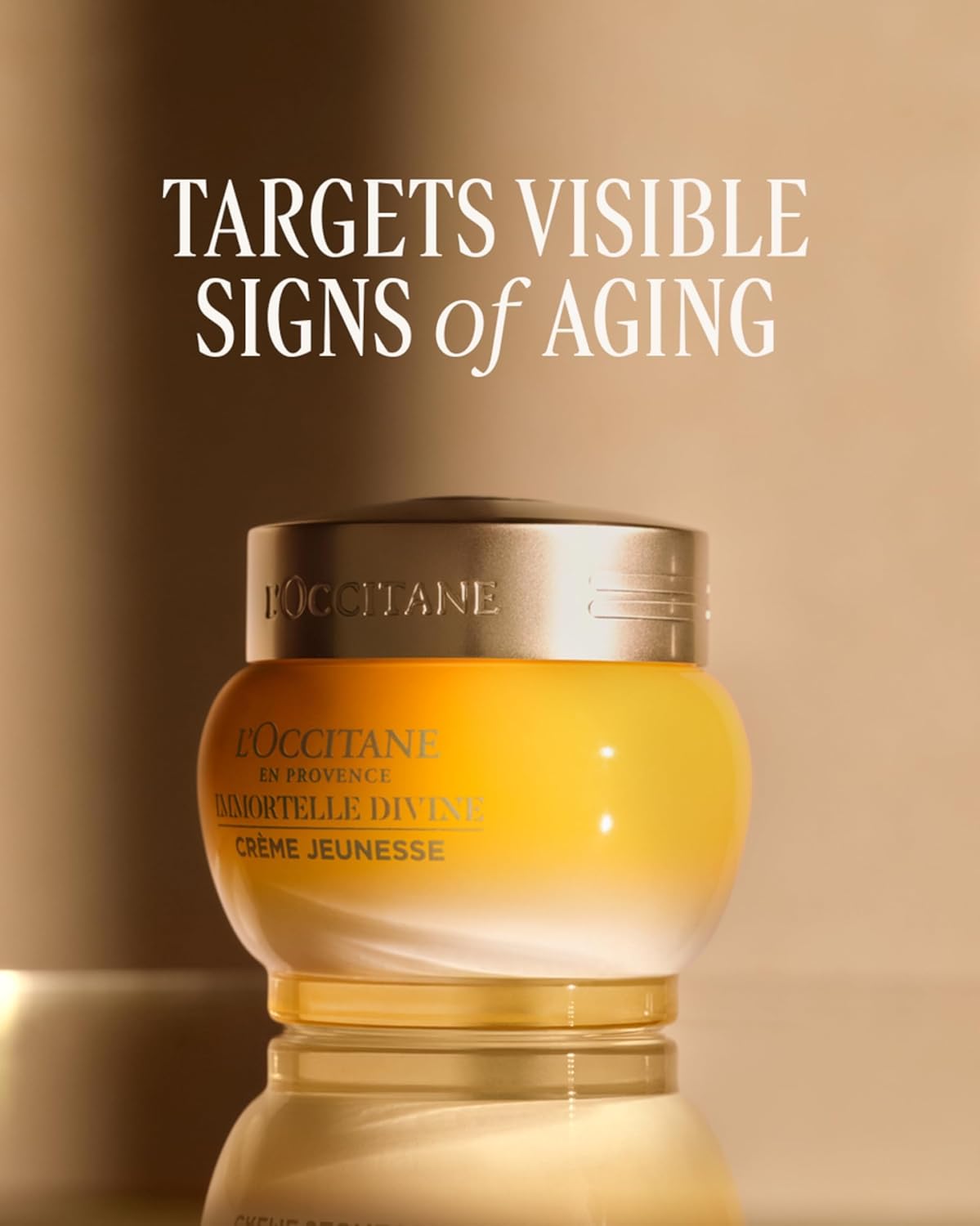 L'OCCITANE Immortelle Divine Cream - Anti-Aging Face Moisturizer for Firming Skin | Daily Hydration & Fine Line Reduction