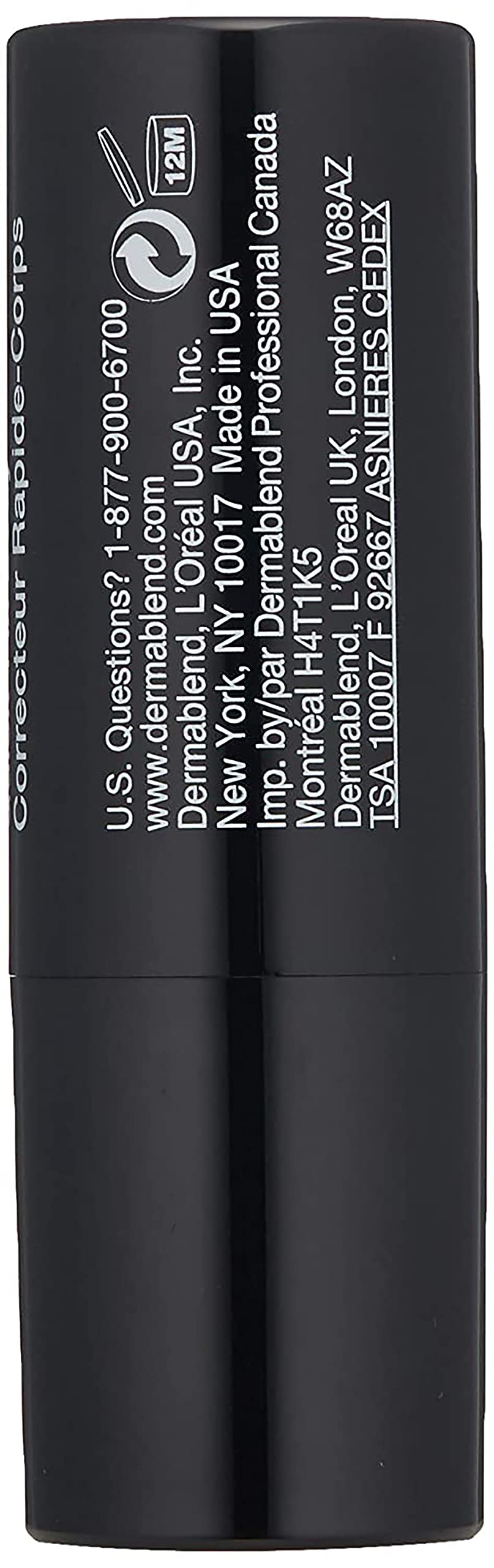 Dermablend Quick-Fix Body Makeup Full Coverage Foundation Stick, Water-Resistant Body Concealer for Imperfections & Tattoos, 0.42 oz