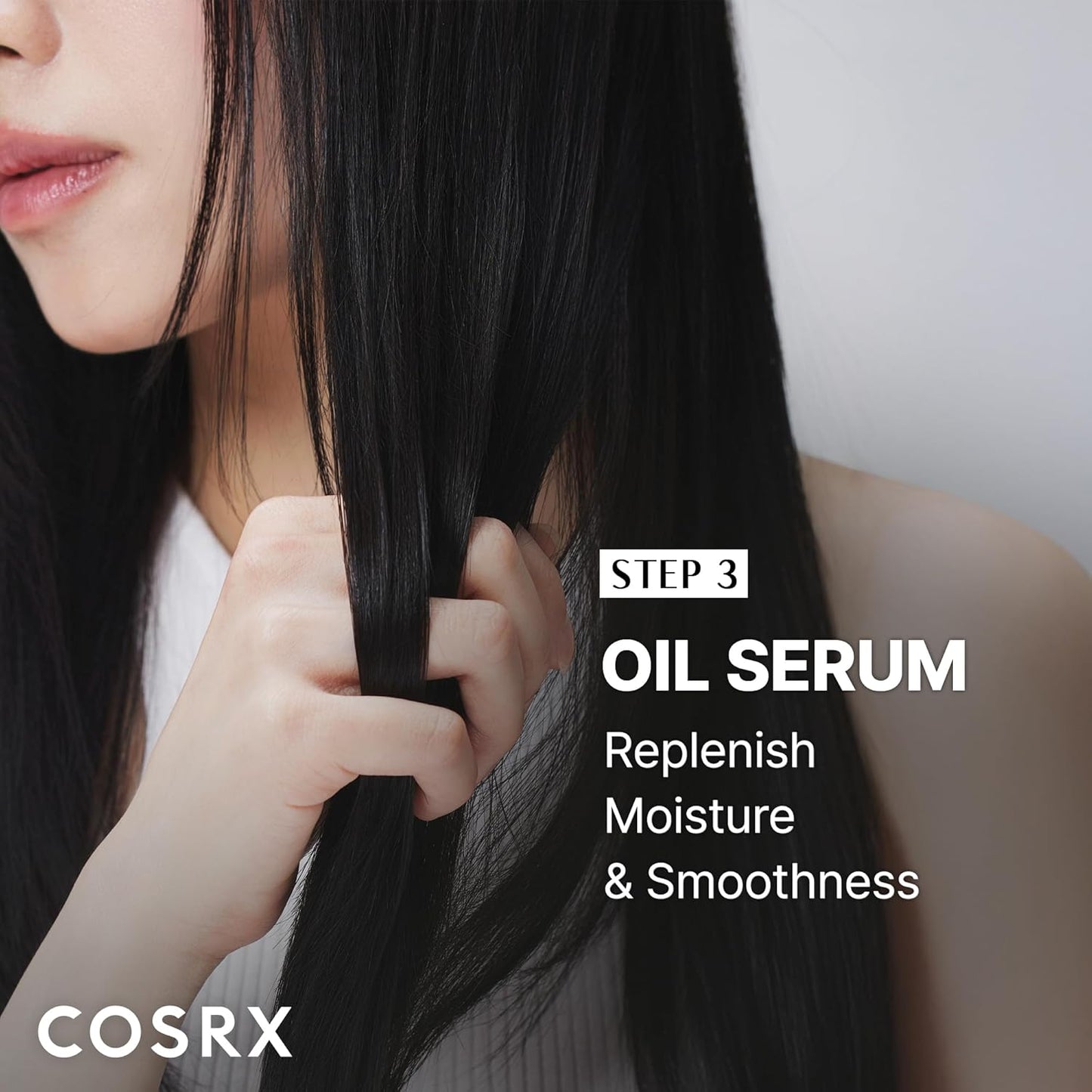 COSRX Peptide-132 Hair Bonding Mini Kit | Travel-Size Shampoo & Treatment + Full-Size Oil Serum for Damaged Hair & Scalp Care