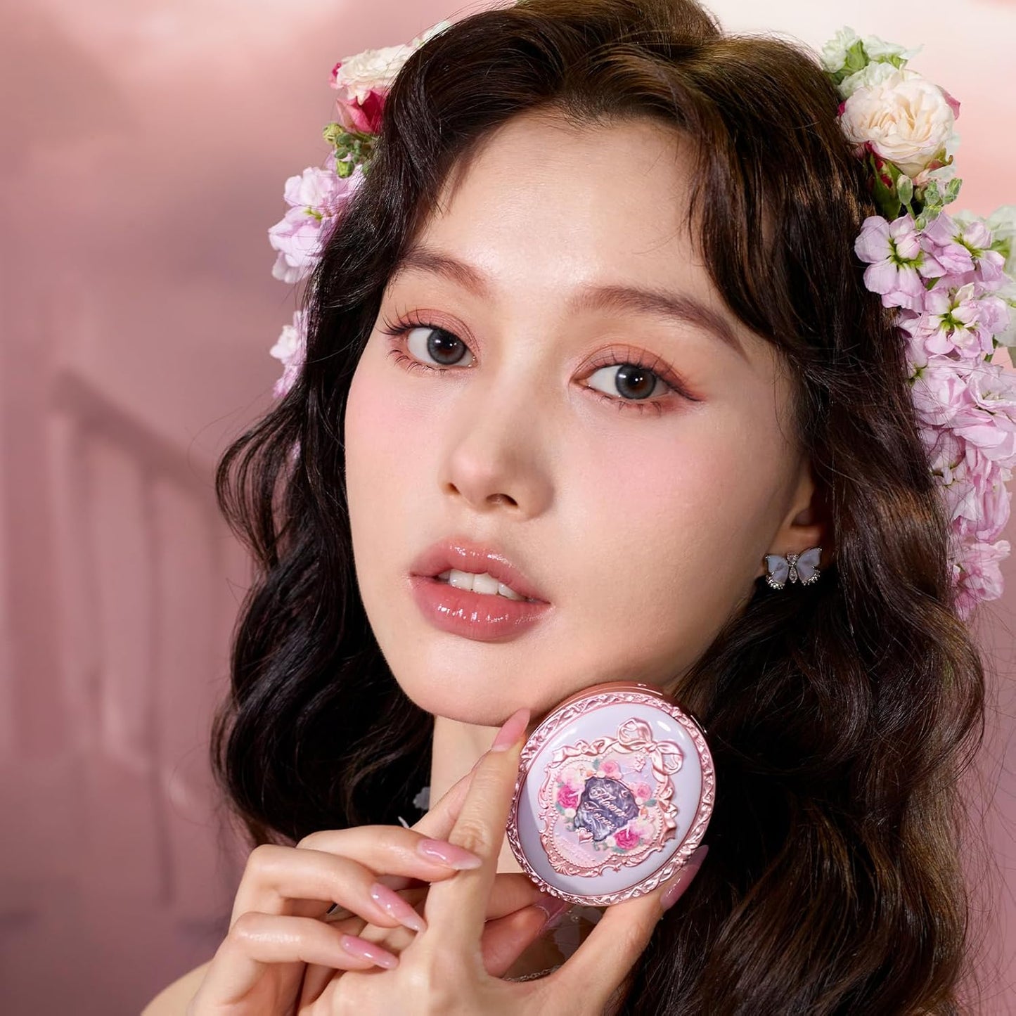 Velvet Embossed Blush - Buildable & Blendable Powder for Natural Flush | 5g Peach Matte Finish (03 Ballet Fairy)