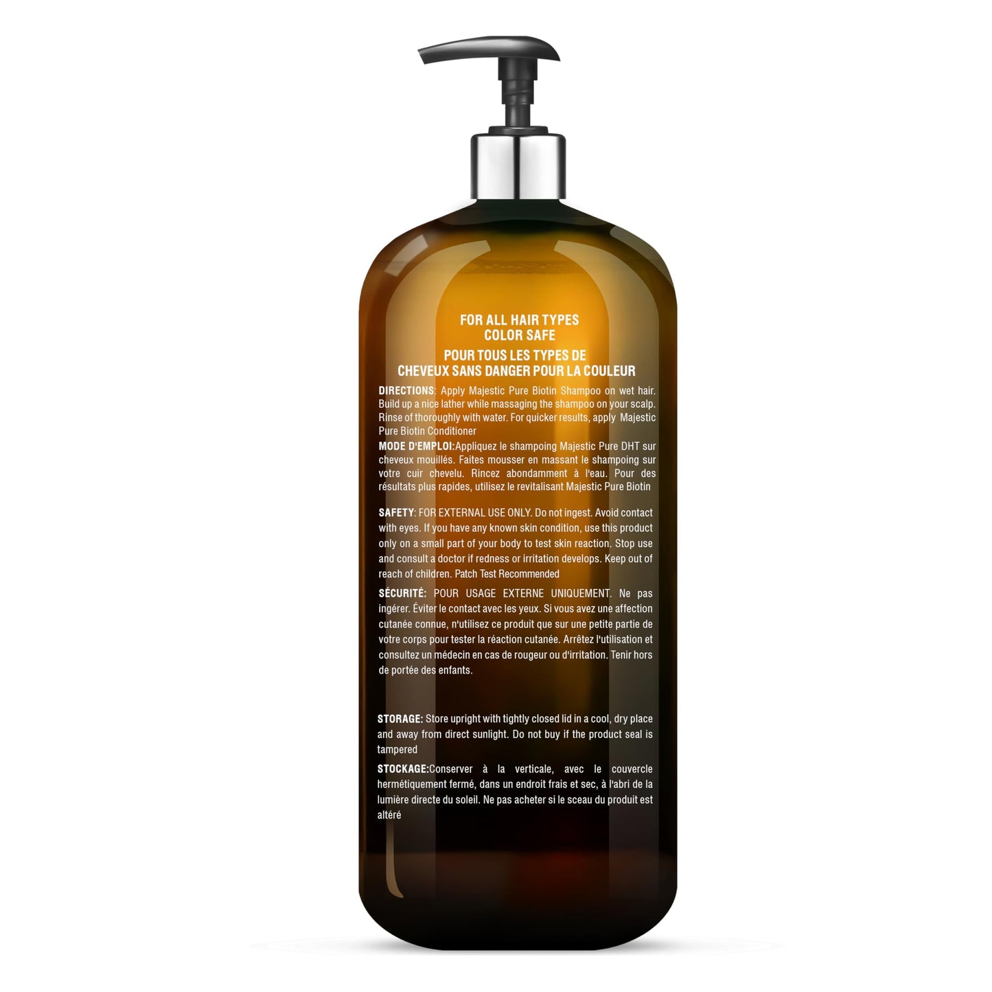 Majestic Pure Rosemary Castor & Biotin Shampoo for Thinning Hair-16fl oz
