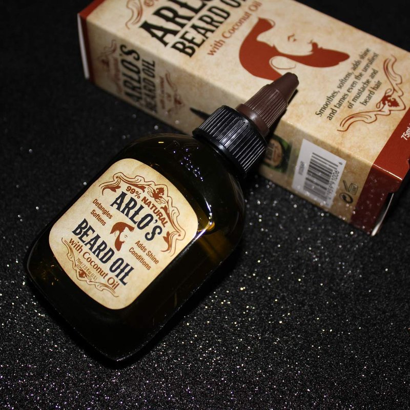 Arlo's 99% Natural Original Beard Oil, Pro-growth Growth Enhancer, 2.5 Fluid Ounce