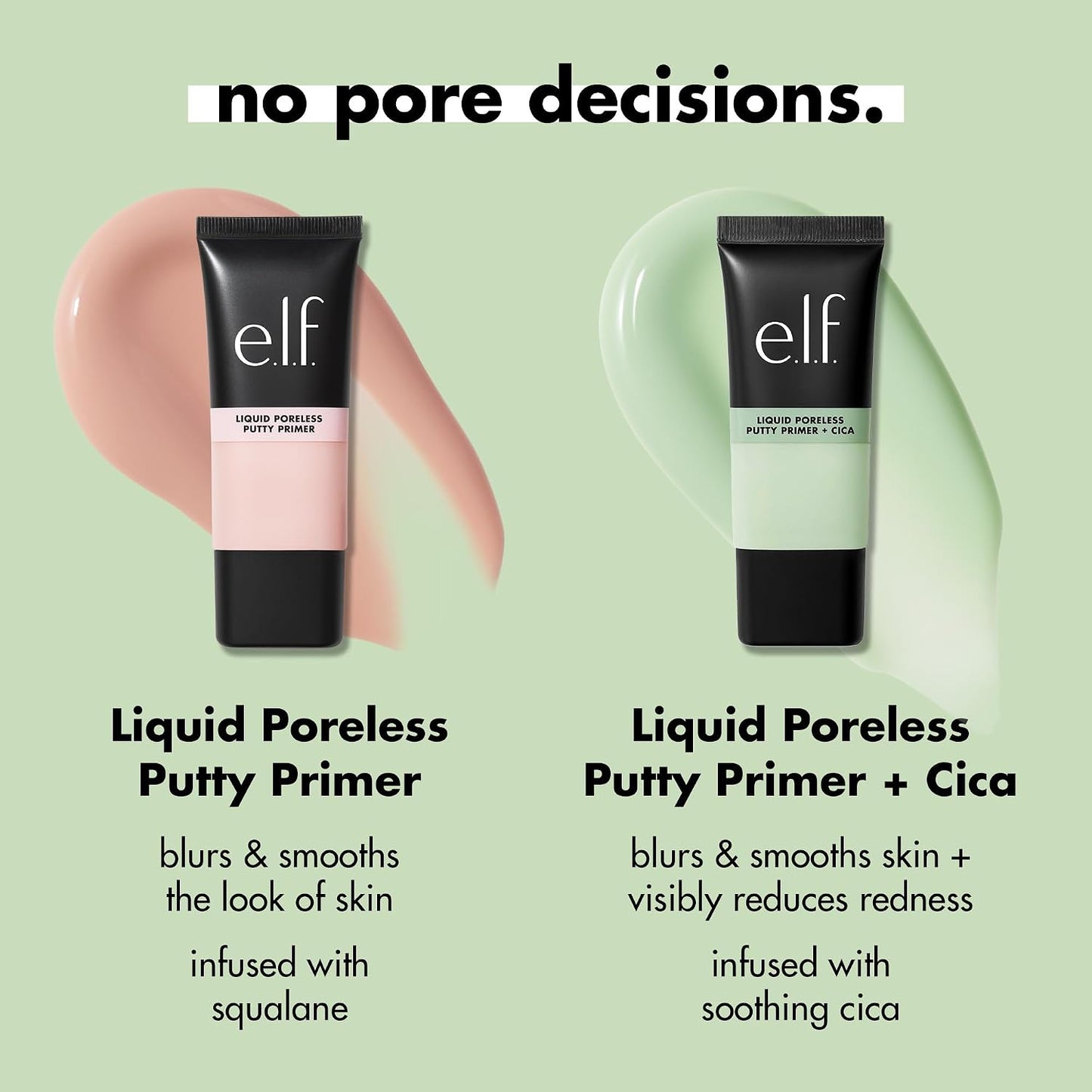 e.l.f. Liquid Poreless Putty Primer | Gripping Makeup, Redness Reduction & Soothing Cica Formula