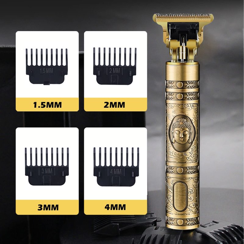 RQTYBUI Hair Clippers for Men, Cordless Electric Hair Trimmer and Beard Shaver, T Blade Zero Gapped Edgers Clipper Hair Cutting Kit, Rechargeable, Gift for Father