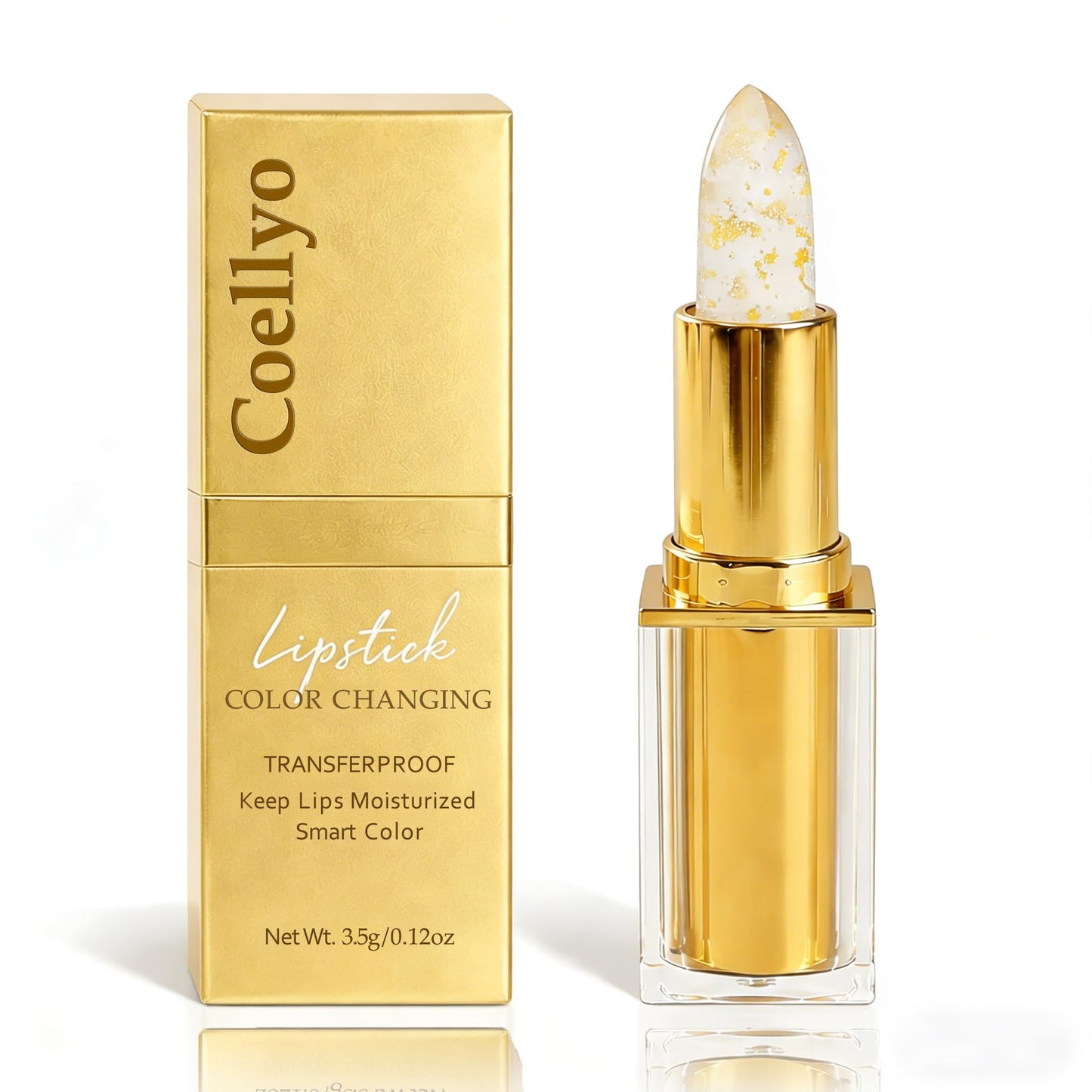 Coellyo True Signature Lipstick That Adapts To You for Older Women, Clear Lip Gloss, pH Lipstick Color Changing Long Lasting, Transferproof Color Hydration Without Stripping, Skin-Adaptive Lipsticks