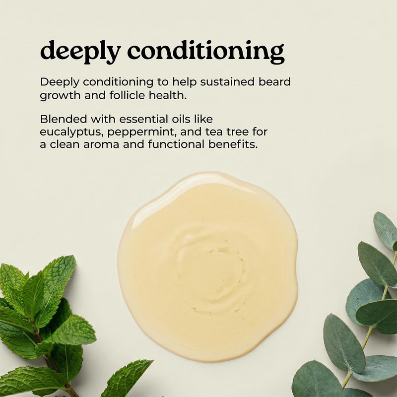 Healing Solutions Temper Beard Oil, All Natural Oil with Baobab, Argan, & Avocado Oil, 1oz, Deep Conditioning for Soft, Manageable Beard, No Synthetic Fragrance
