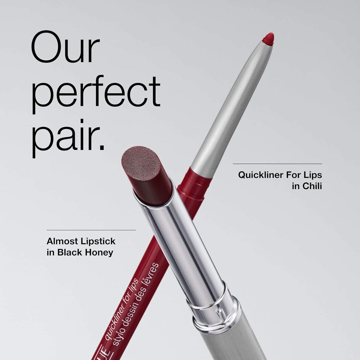 Clinique Almost Lipstick Tinted Lip Balm - Sheer Lightweight Formula in 3 Iconic Shades: Black Honey, Pink, Nude Honey