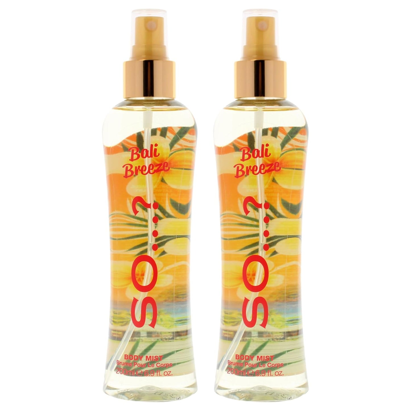 Bali Breeze Body Mist for Women - Refreshing Fragrance | 6.9 oz, Pack of 2