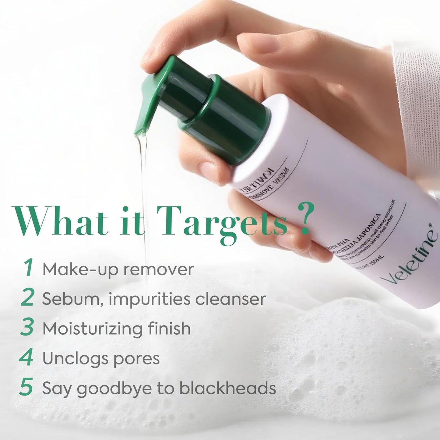 2-in-1 Makeup Remover Cleansing Oil - Lightweight Deep Cleanser with Centella & Camellia Extracts | 150ml for All Skin Types