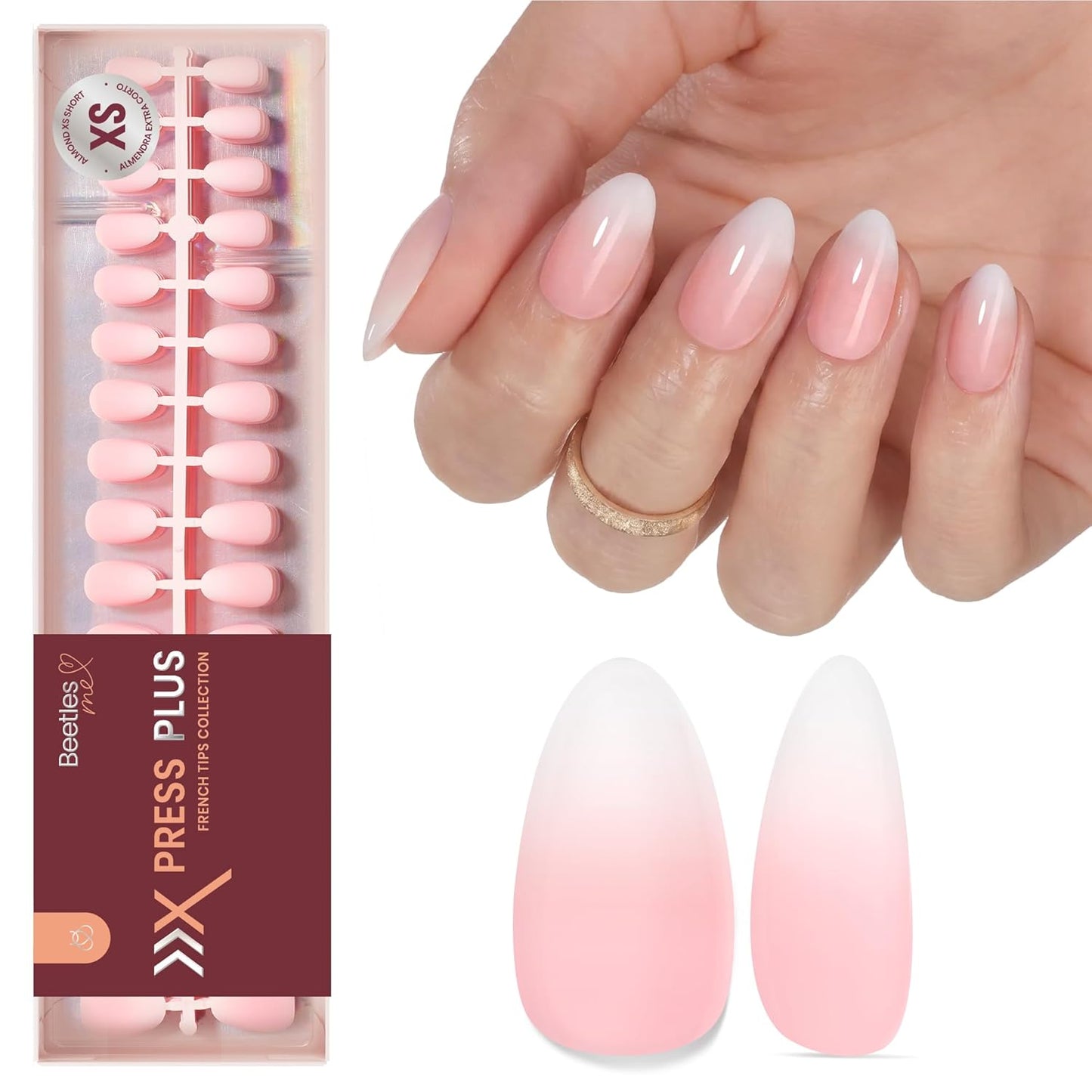Beetles Press-On Nail Glue - Quick-Drying 10ml Brush-On Adhesive for Acrylic & Fake Nails | Long-Lasting Summer Manicure