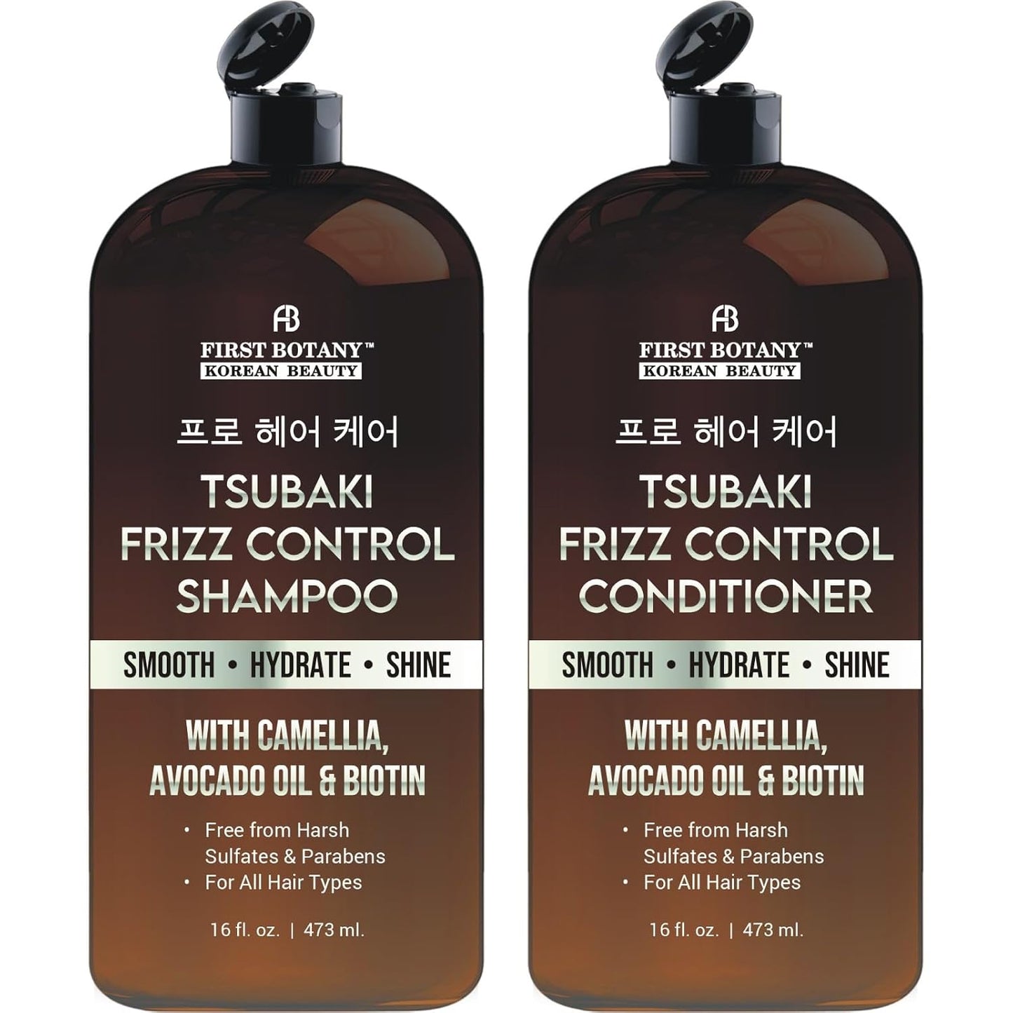 Color Care Shampoo & Conditioner Set - Nourishing Formula with Tsubaki & Quercetin | 16 fl oz