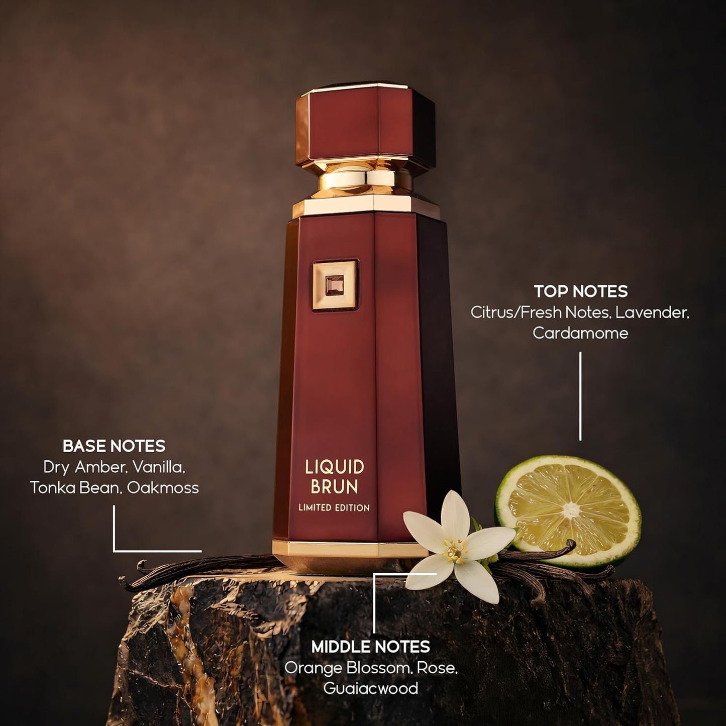 French Avenue Liquid Brun Extrait De Parfum - 150ml | Bergamot, Cardamom, Cinnamon, Vanilla & Musk Notes