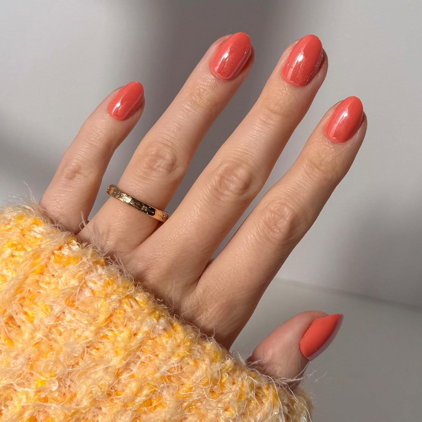 Glamnetic Press-On Nails - Pink Me Up Spring Almond Nails | Pastel Pink French Tips with 3D Pearls - 30 Nail Kit, 15 Sizes