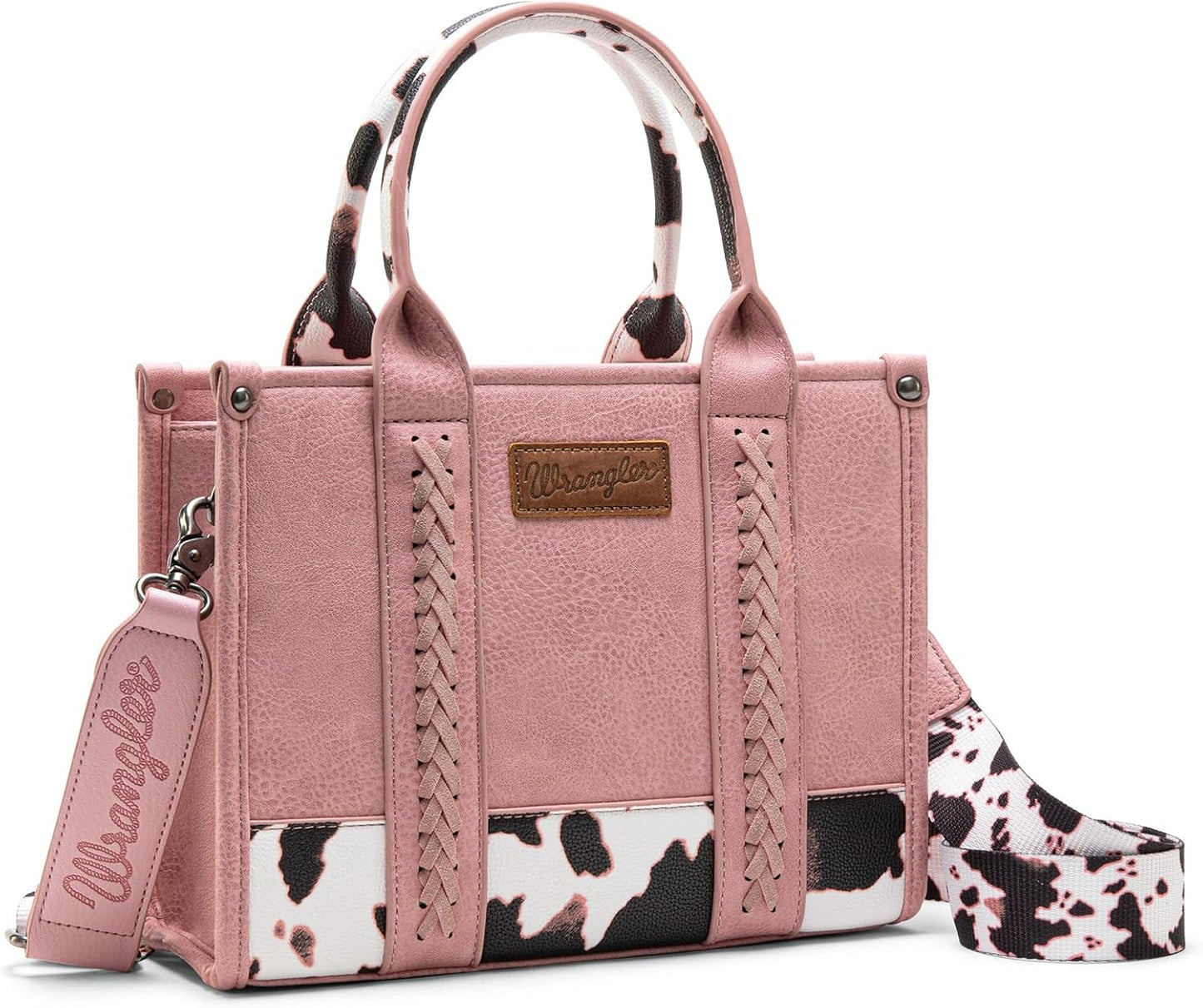 Montana West Tote Bag - Western Cow Print Purse for Women | Designer Top Handle Handbag