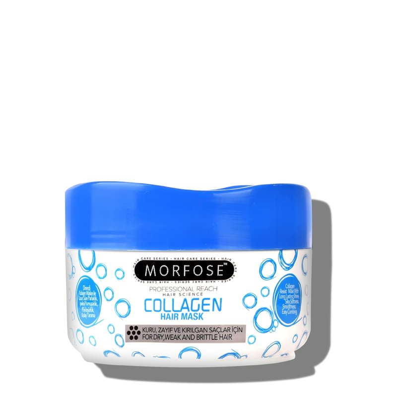 Morfose Professional Milk Therapy Hair Mask - Nourishing Treatment for Dry, Damaged Hair | 16.9 Fl Oz, Collagen Enriched