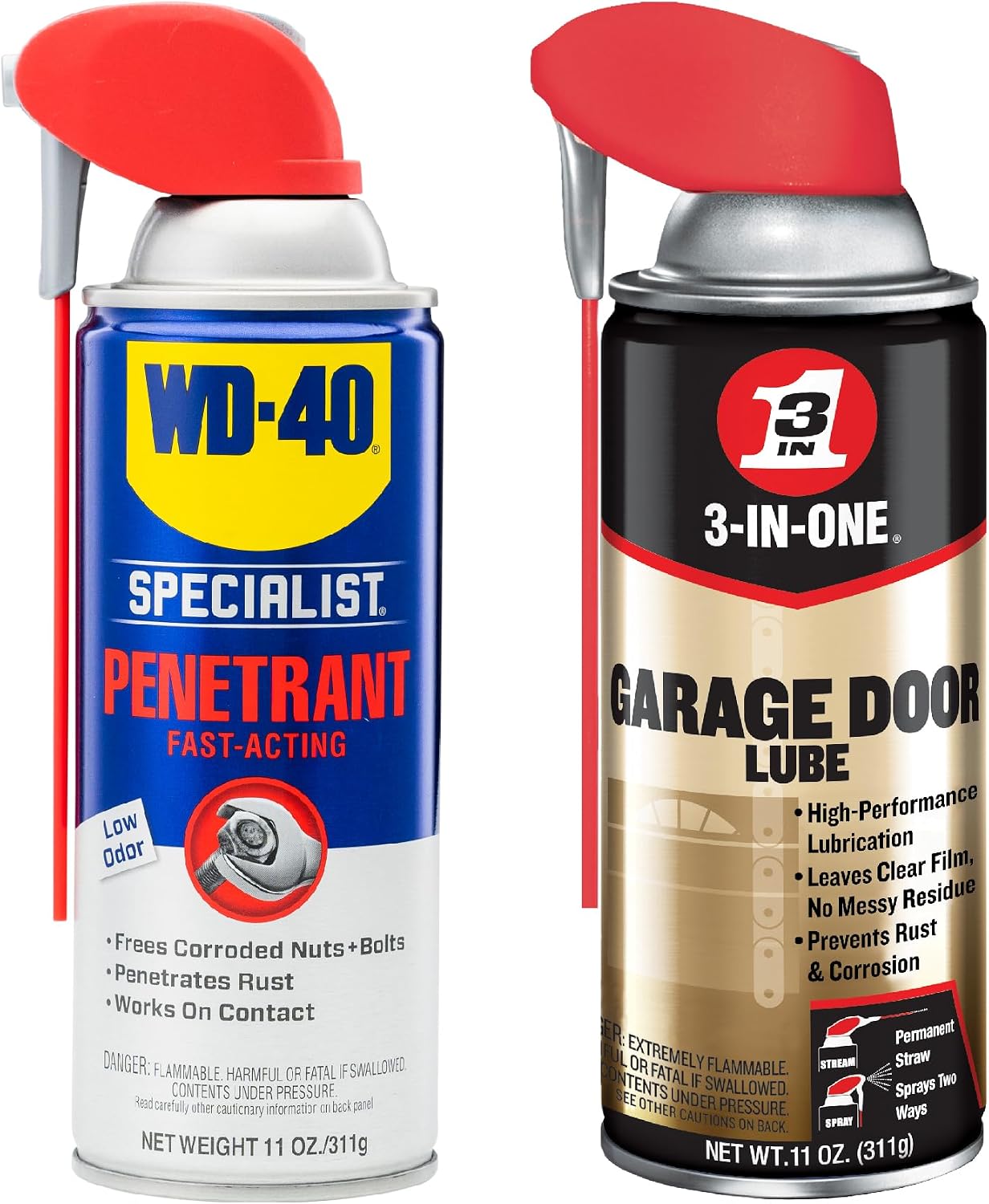 WD-40 Specialist Penetrant - Fast-Acting Formula for Metal, Rubber & Plastic | 11 Oz.