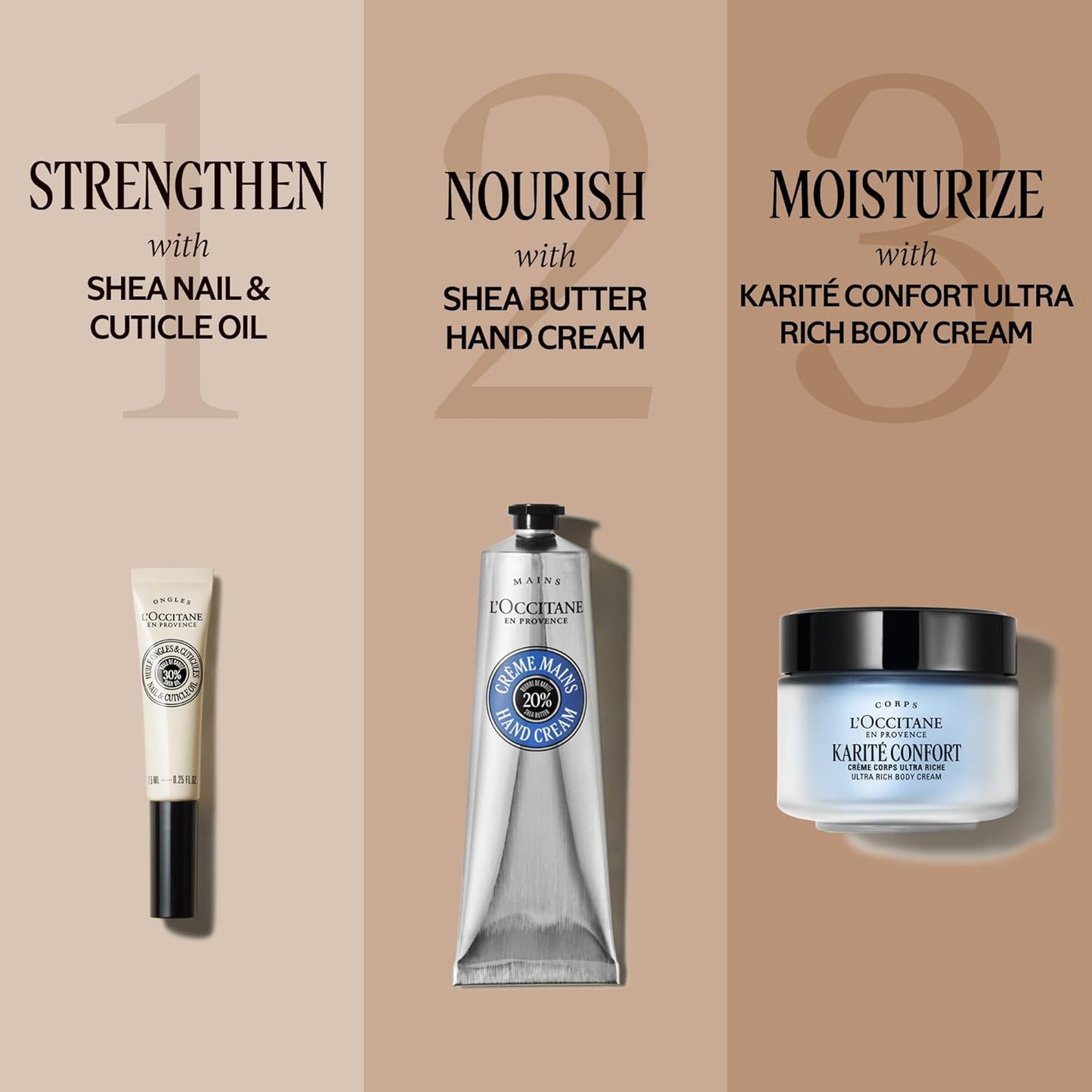 L'OCCITANE Shea Nail & Cuticle Oil - Nourishing Brush-On Moisture for Stronger Nails | Vegan Hydrating Care