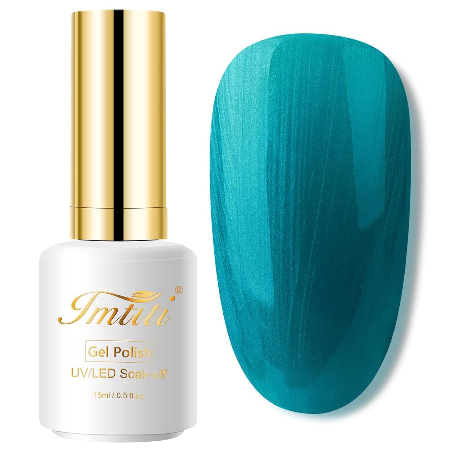 Coral Gel Nail Polish - UV/LED Soak Off Formula for Spring & Summer | 0.5 Fl Oz DIY Nail Art