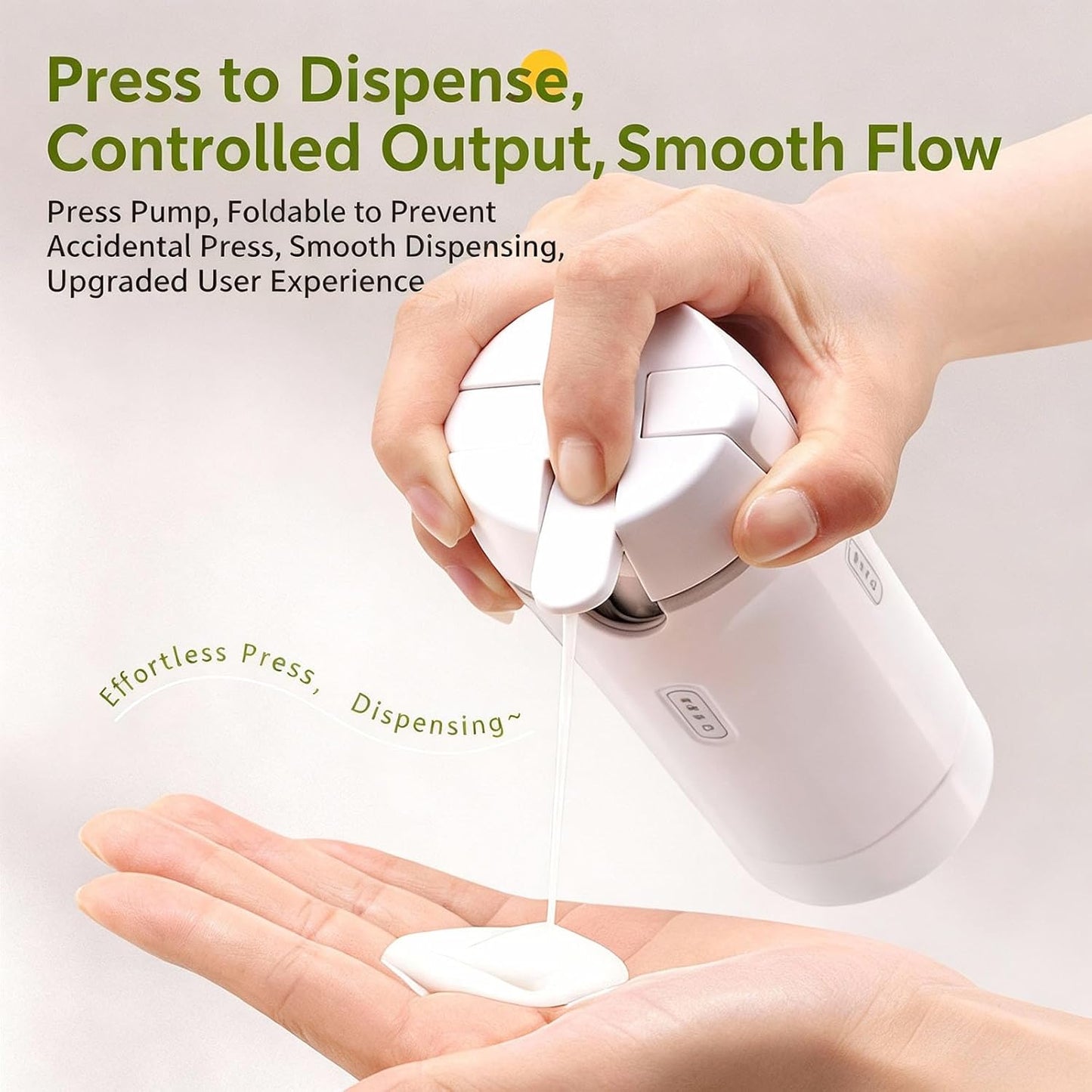 Travel Dispenser Bottle Set - 4 Pack 30ML Leak Proof Toiletry Containers | White, One Size