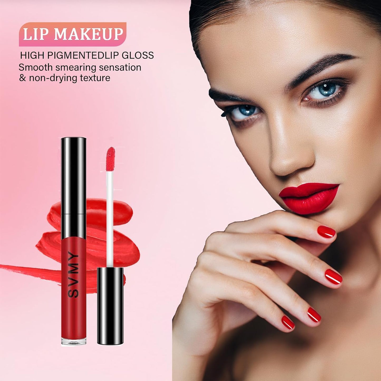 Makeup Set for Women - 14-Color Eyeshadow Palette, Lip Gloss & Contour Stick | Travel-Friendly Kit