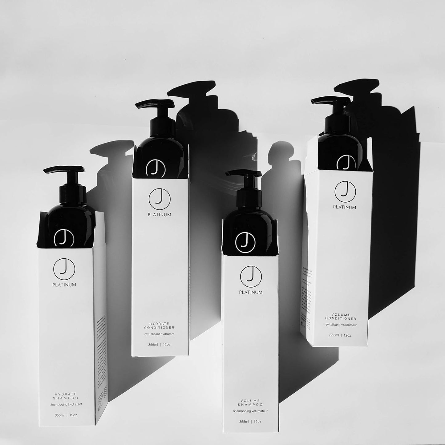J Beverly Hills Platinum Hydrate Shampoo - Silk Protein for Deep Hydration | Available in 3.4 oz, 12 oz, 32 oz