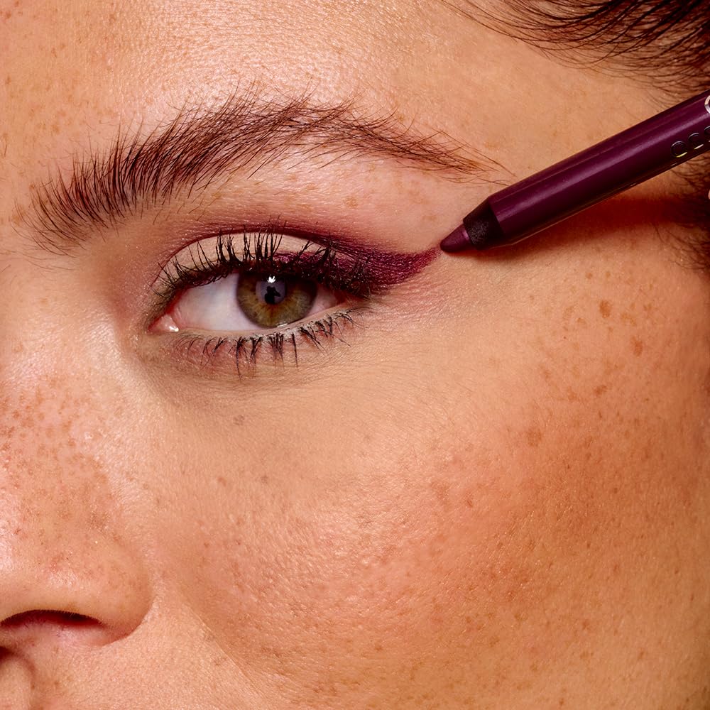Stay & Play Gel Eyeliner - Waterproof, Long-Lasting Formula | Super Soft Texture | Vegan (05 Verry Berry)