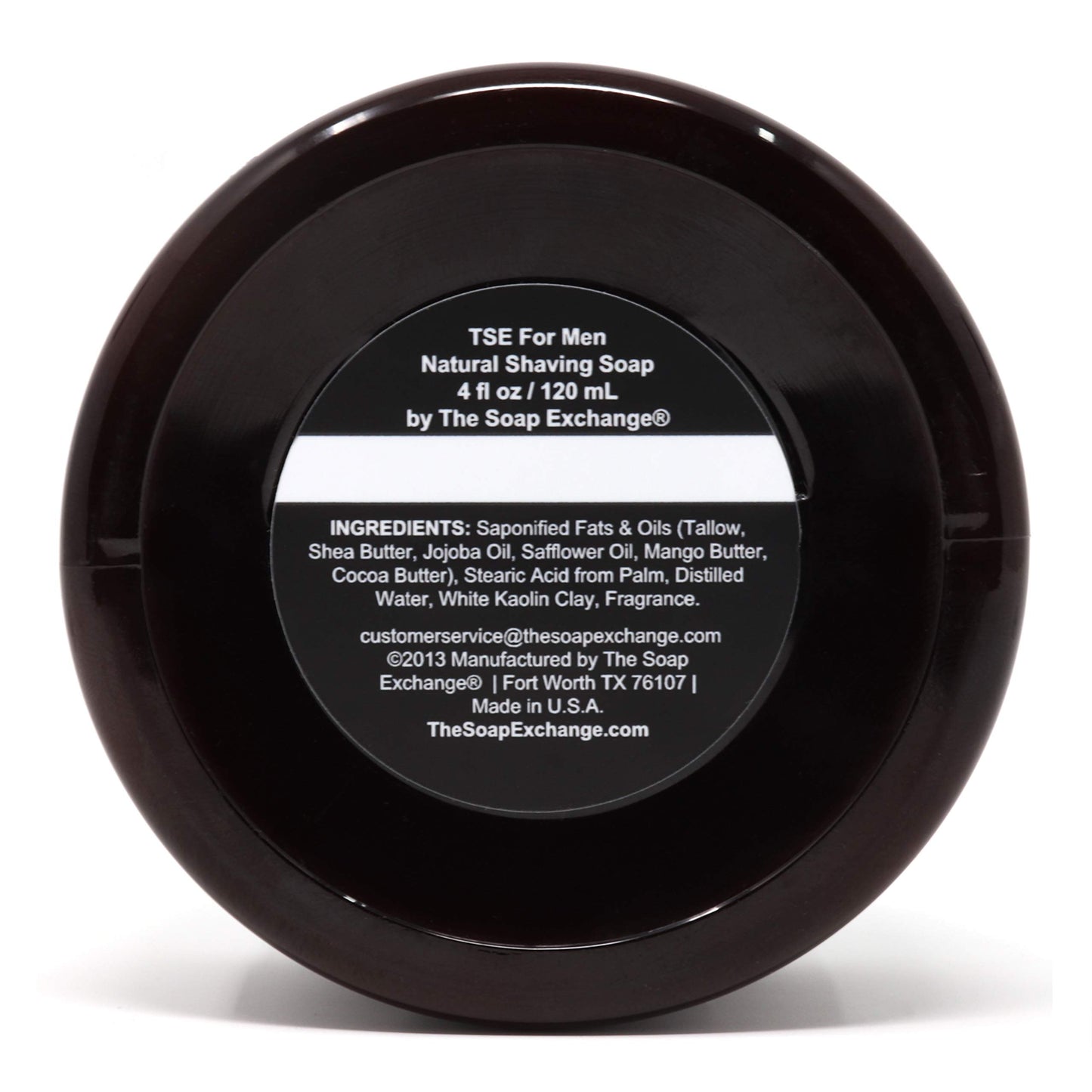 TSE for Men Beach Bum Shaving Soap with Tallow and Shea Butter. Natural Ingredients for Rich Lather and a Smooth Comfortable Shave. Artisan 4.5 oz Semi-Soft Italian Style. Made in the USA.