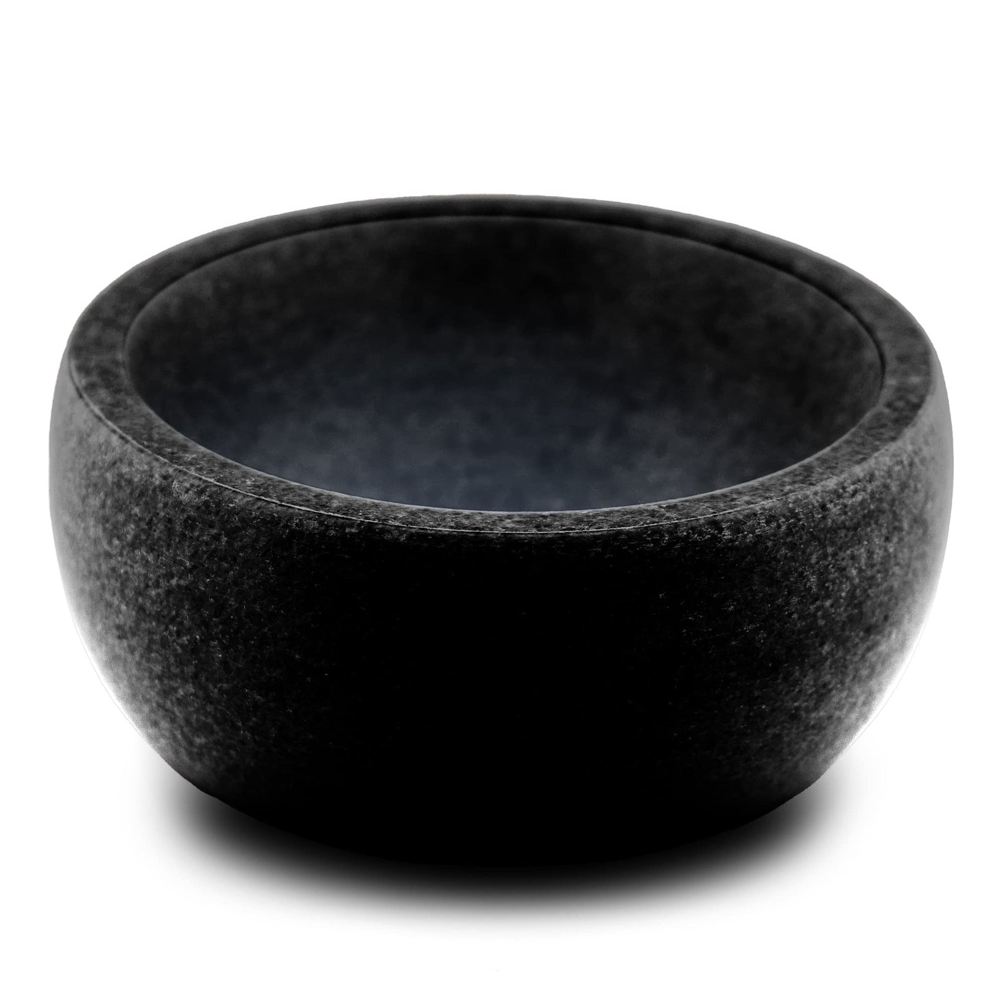 URBAN SOMBRERO ShayVe Shaving Bowl for Shaving Soap & Cream — Granite Shave Bowl For Shaving Soap & Cream — Exquisite Heat Insulated Wet Shaving Kit Addition (Black)