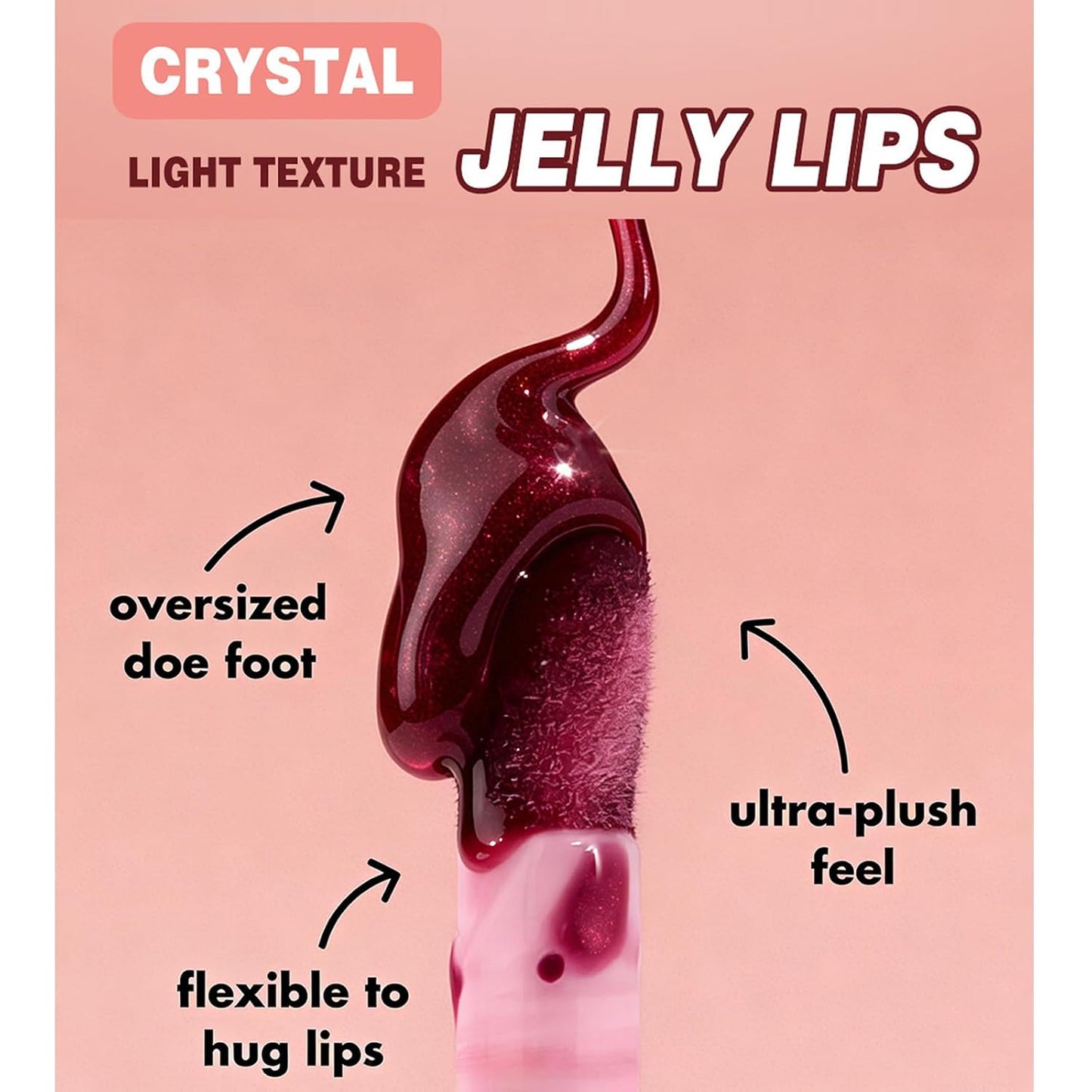 Shimmery Lip Gloss - Glitter Moisturizing Lipstick for Hydration | Non-Sticky, Vegan, 3 Colors Available