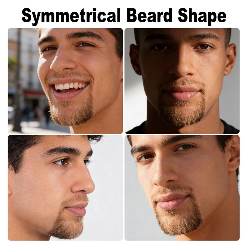 5-Piece Beard Shaper Kit – Includes Beard Guide Shaping Tool, Mustache Guard, Face Shaper, and Small Comb for Men’s Beard Grooming