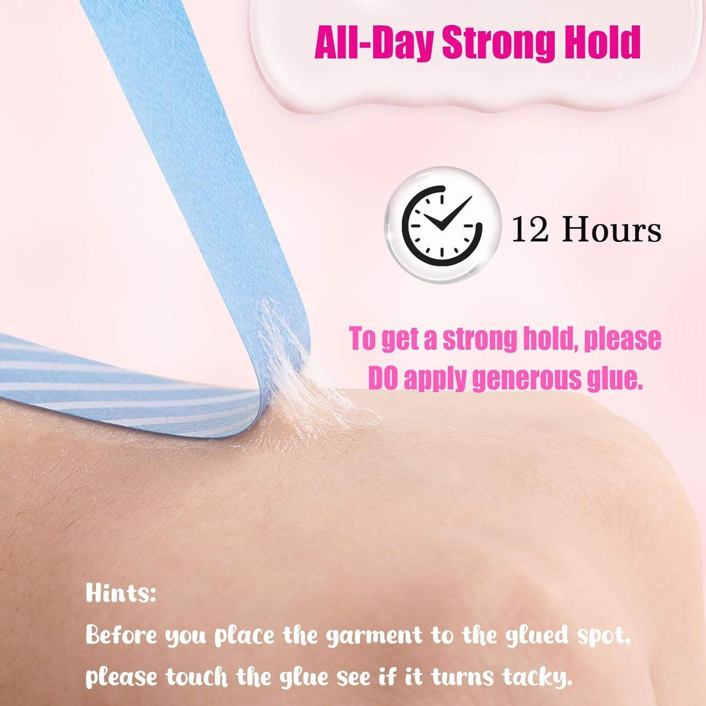 Body Adhesive Roll-On | Sweat Resistant & Water Wash Off | 2.54 Oz for Dancers, Socks, Leotards, Costumes