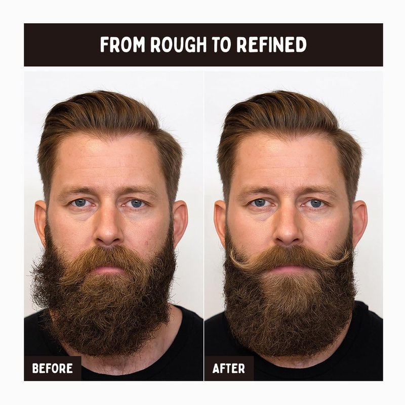 Earth Wave All-Natural Tallow Beard Balm for Men - Shape, Norish & Soften Beard, Made with Organic Ingredients, Suppport Beard Growth, Perfect for Everyday Use, Made in USA, 2oz