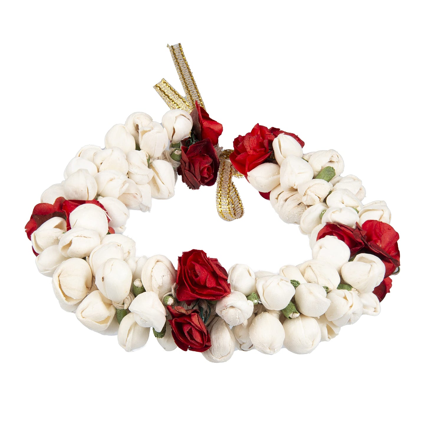 Aakarshana Jewels Hair Accessories Indian Traditional Style red and White