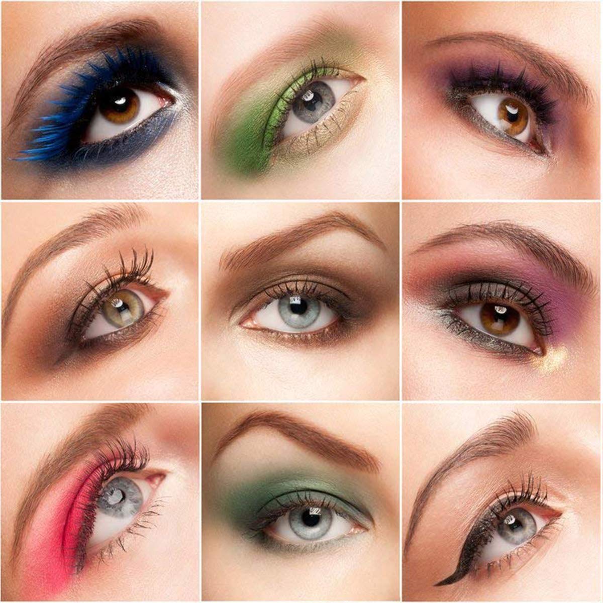 200PCS Disposable Dual-Sided Eye Shadow Sponge Applicators - Multicolor Makeup Brushes