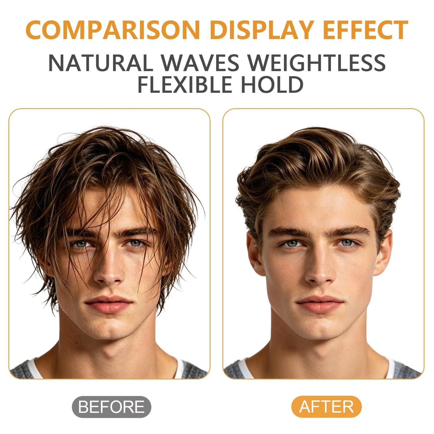 2 Packs Texture Comb for Men Women, Wide Tooth Volumizing Hair Comb, Anti-Frizz Texturizing Styling Tool Non-Slip