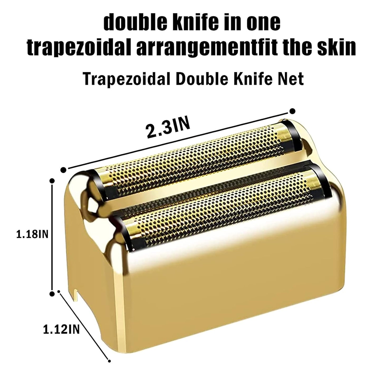 BaBylissPRO Shaver Replacement Foil & Cutters - Gold (2PC) for Double FXFS2