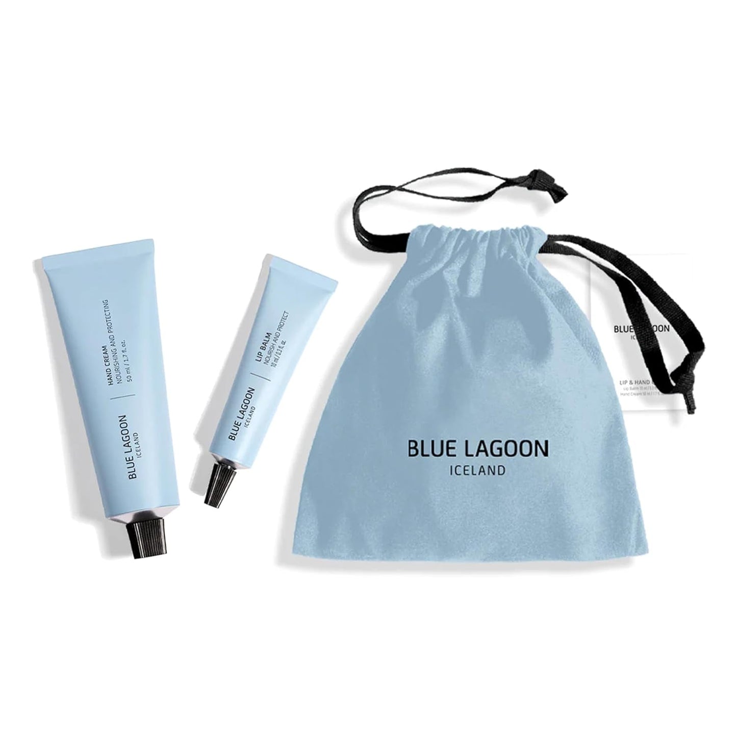 Blue Lagoon Skin Science - Hand Cream & Lip Balm Set | Sustainable Bioactive Skincare Essentials
