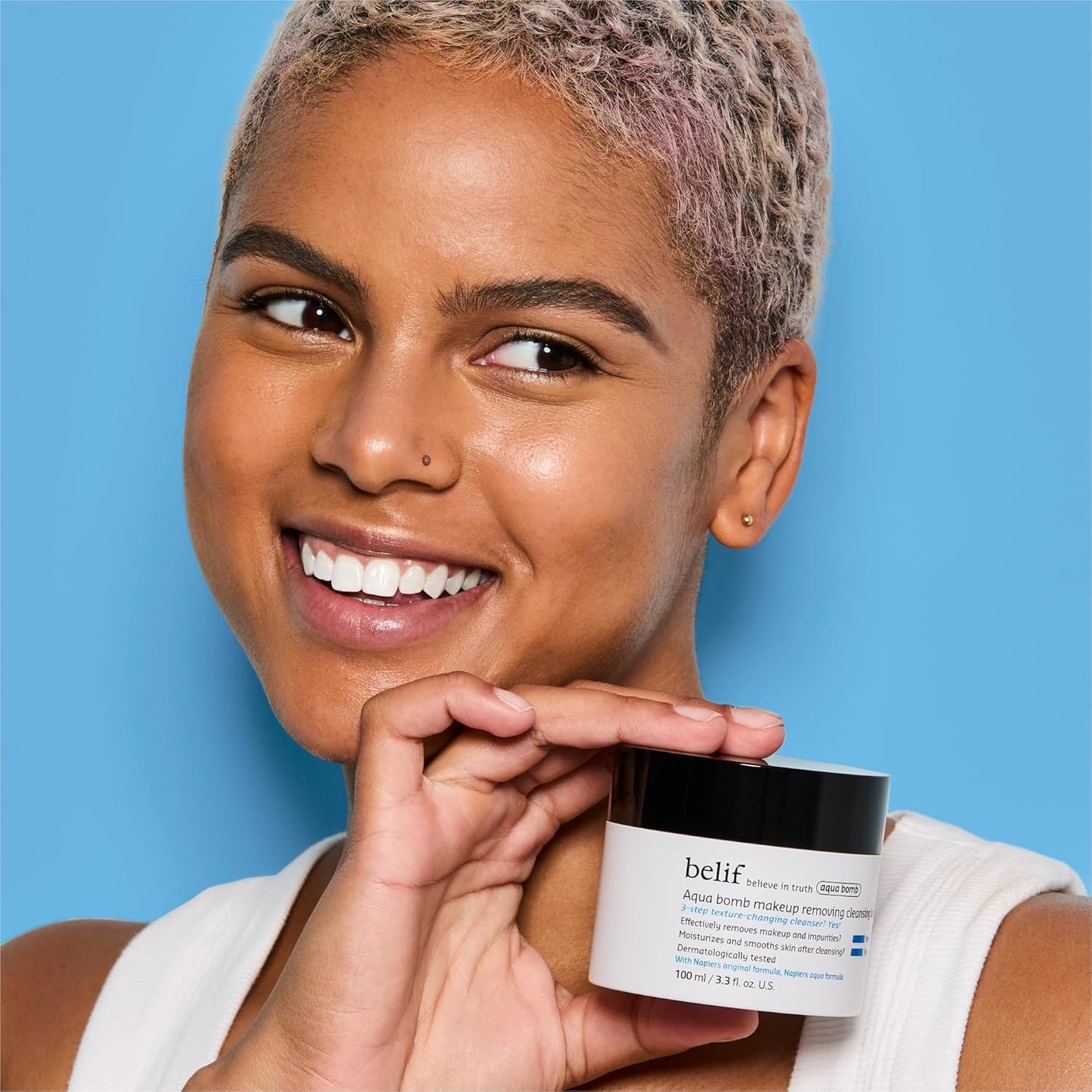 Aqua Bomb Cleansing Balm - Hydrating Makeup Remover & Deep Cleanser | 3.3 fl. oz. Balm to Oil Formula
