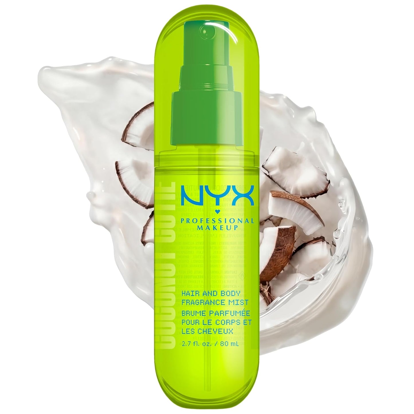 NYX Fat Oil Fragrance Mist - Juicy Boo Citrus Scented Hair & Body Spray | Vegan, 5.4 fl oz