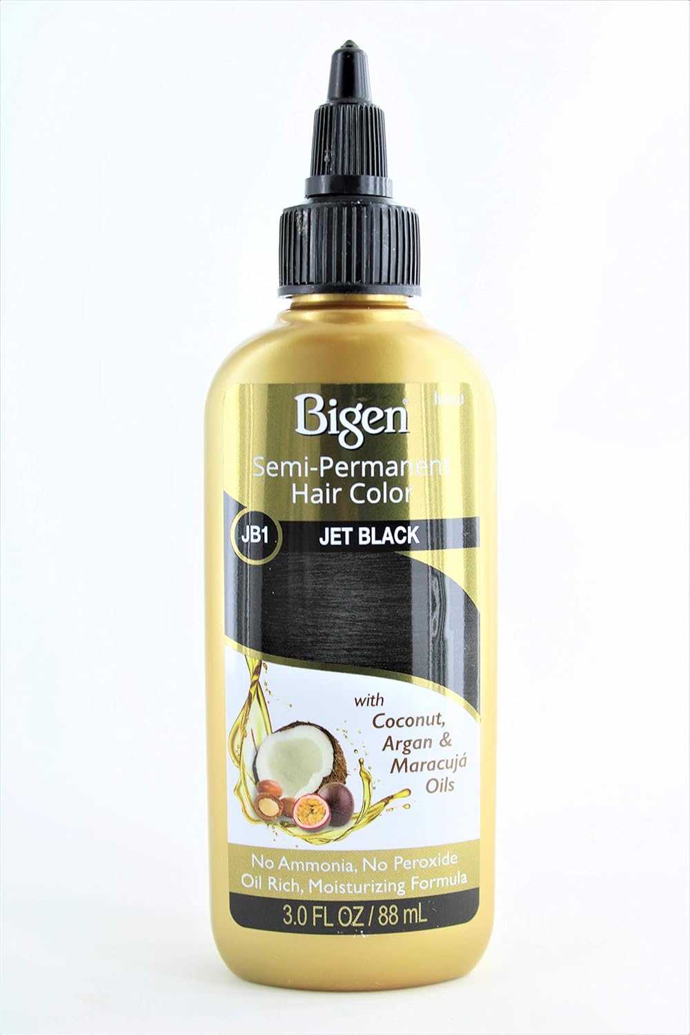 Bigen Semi-Permanent Hair Color - Rich Amber Shade, 3 oz | Long-Lasting Color & Shine
