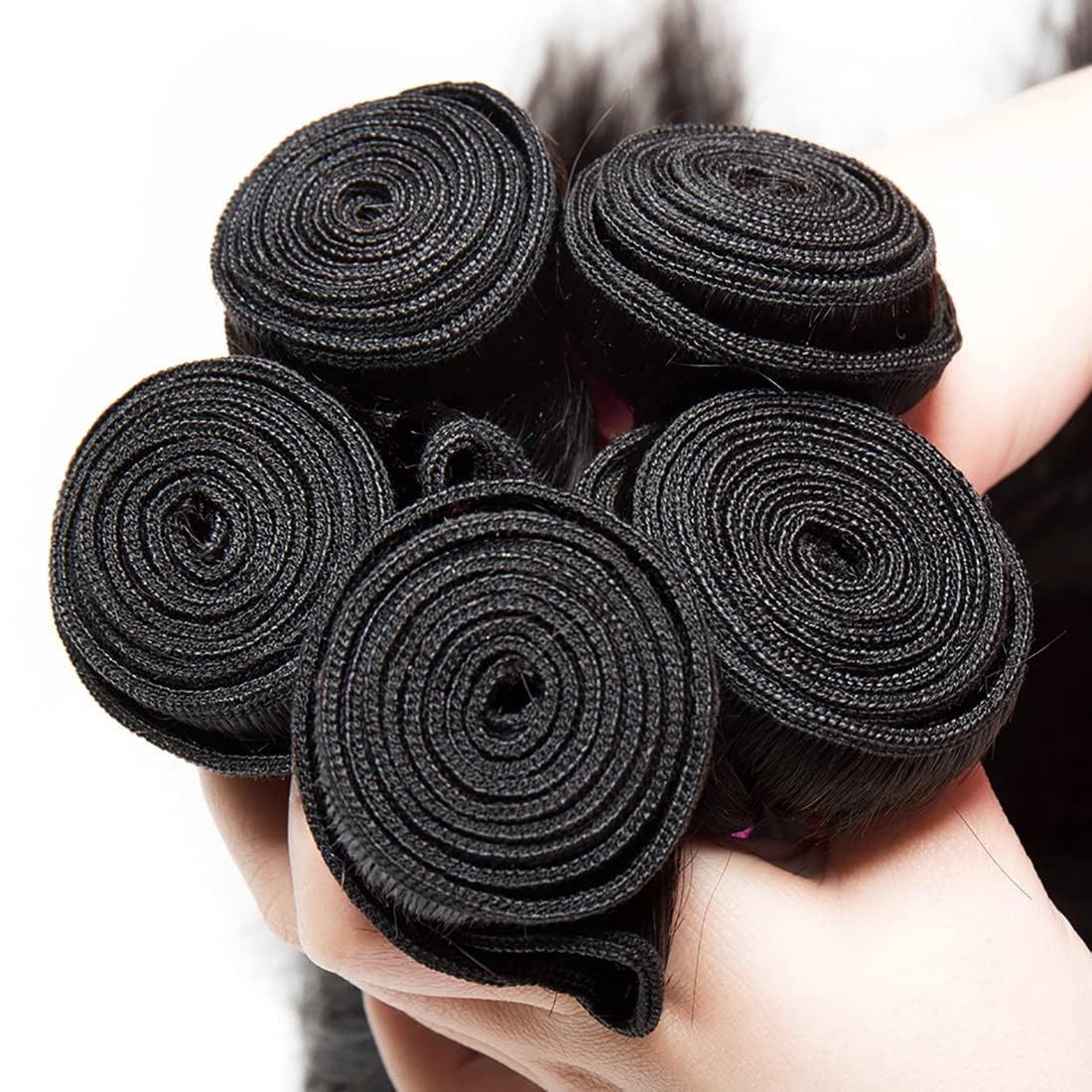 Body Wave Bundles Body Wave Bundles Human Hair Color 1B Human Hair Bundle Natural Black Bundle Double Weft 12 14 16 Inch 150g