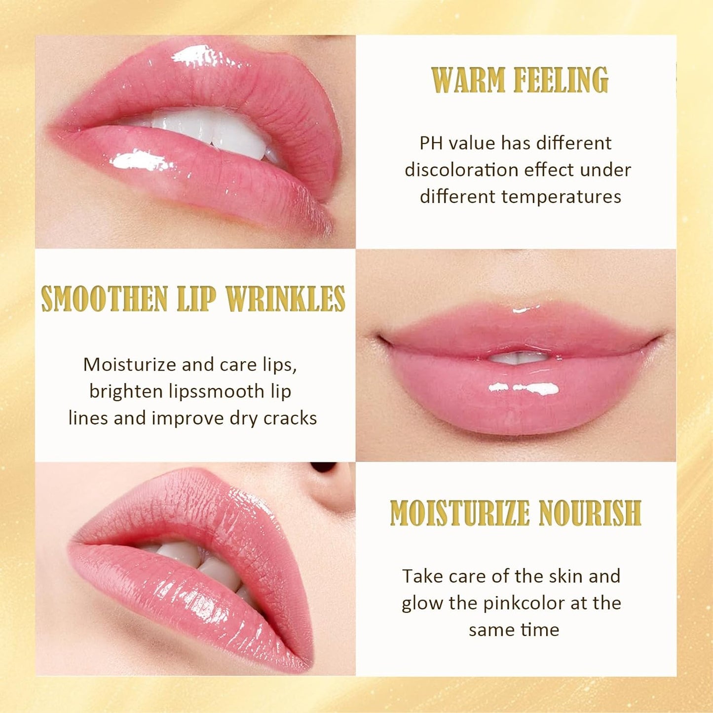 Color Changing Lipstick - pH Adaptive Moisturizing Formula | Long-Lasting Lip Gloss for Women