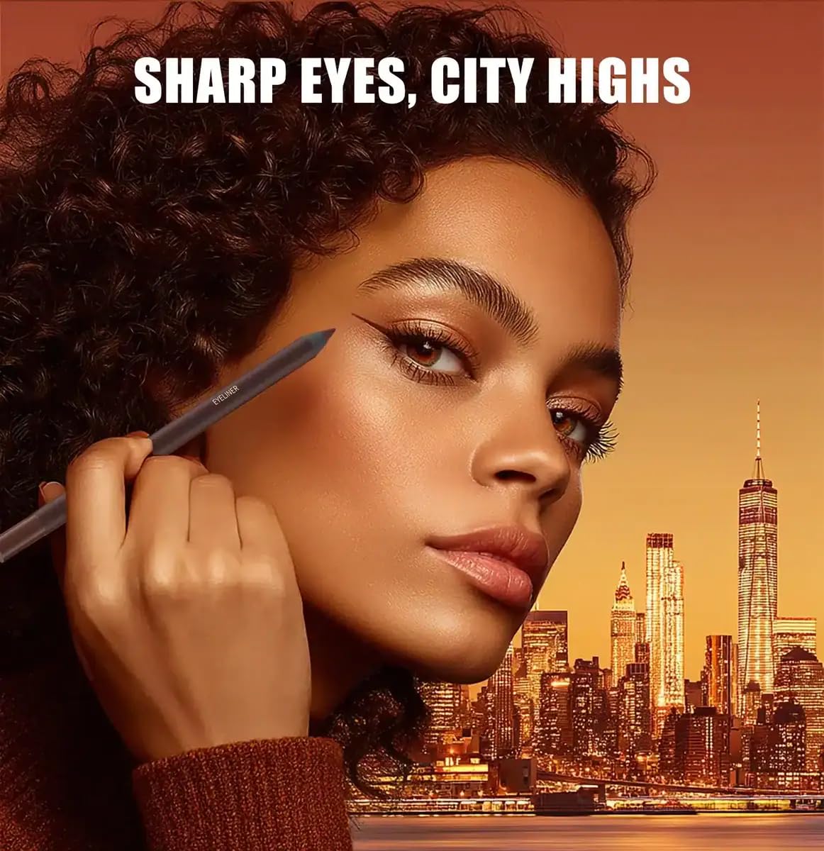 Waterproof Eyeliner Pencil - 24hr Long-Lasting Duo with Precision Tip | 7 Eye-Enhancing Shades
