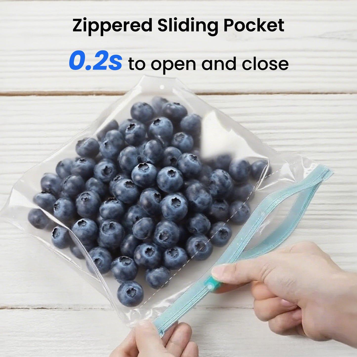 15 Pcs Medium Zipper Storage Bags, Organization Pouches for Home, Office, Travel & Craft Supplies