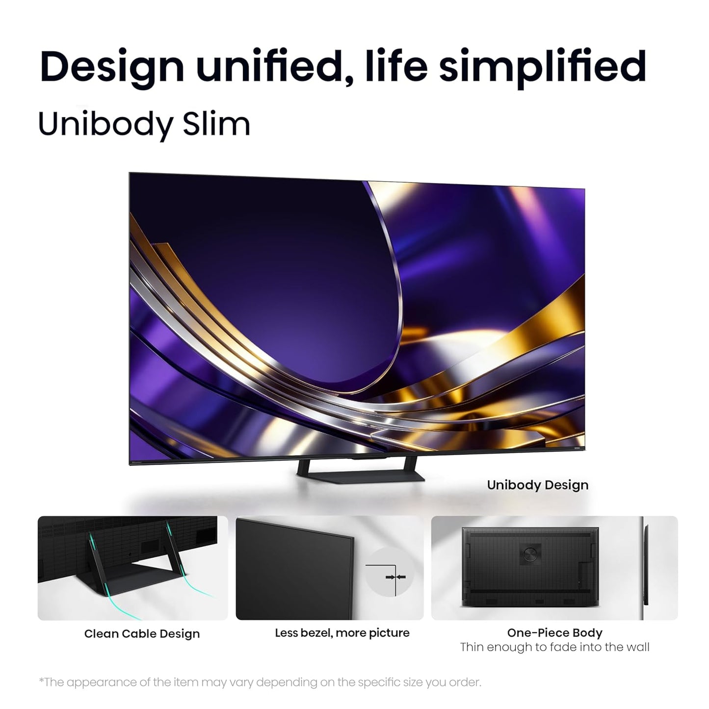 Hisense 75" U7 Mini-LED 4K UHD Smart Gaming TV - Hi-QLED, 165Hz, Dolby Vision IQ, IMAX Enhanced