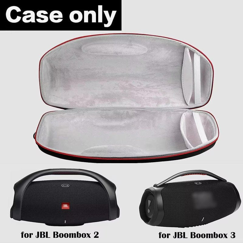 Comecase Hard Travel Case Compatible with JBL Boombox 3/ Boombox 2, Shock-Resistant Carrying Bag with Shoulder Strap & Handle, Water-Resistant, Scratch-Proof Protective Storage Case (Case Only)