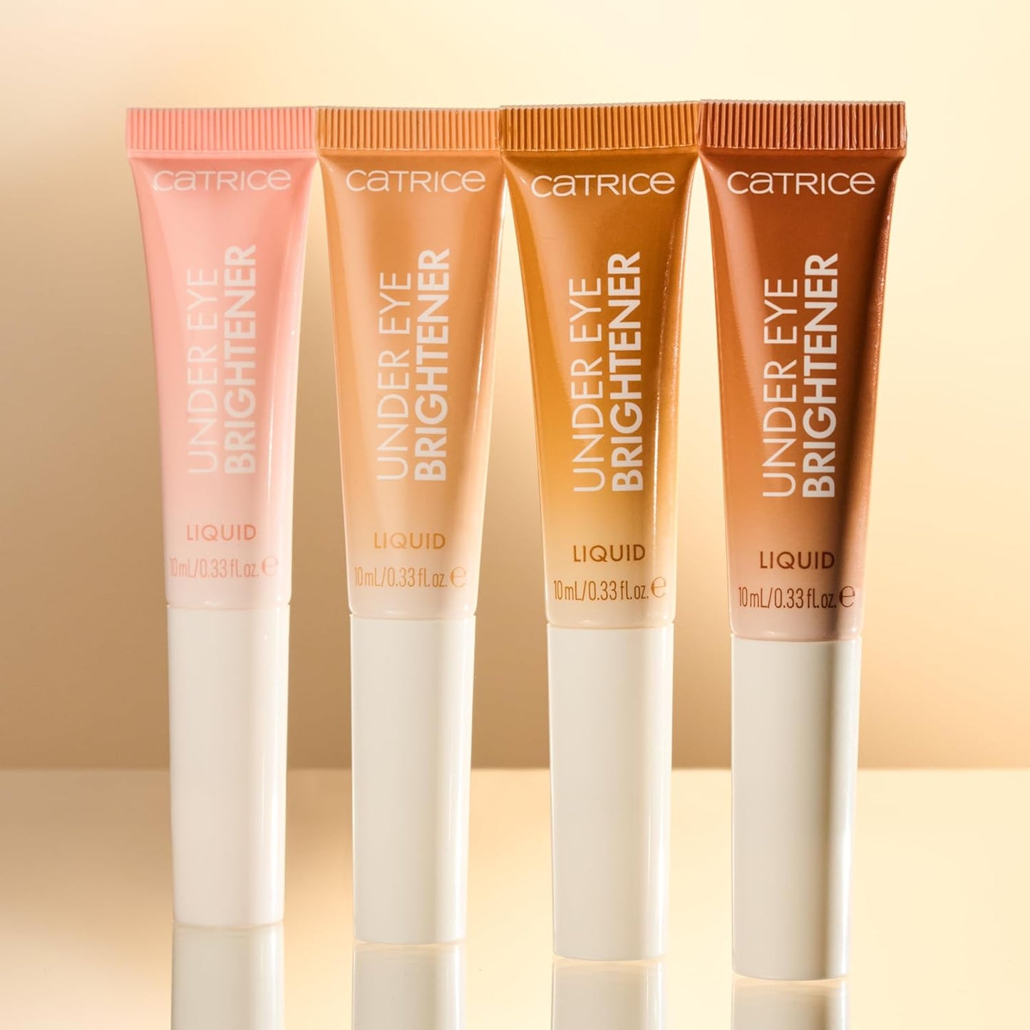 Catrice Under Eye Brightener Liquid - Lightweight Luminous Formula with Built-In Sponge Applicator | Vegan, 010 Light Rose