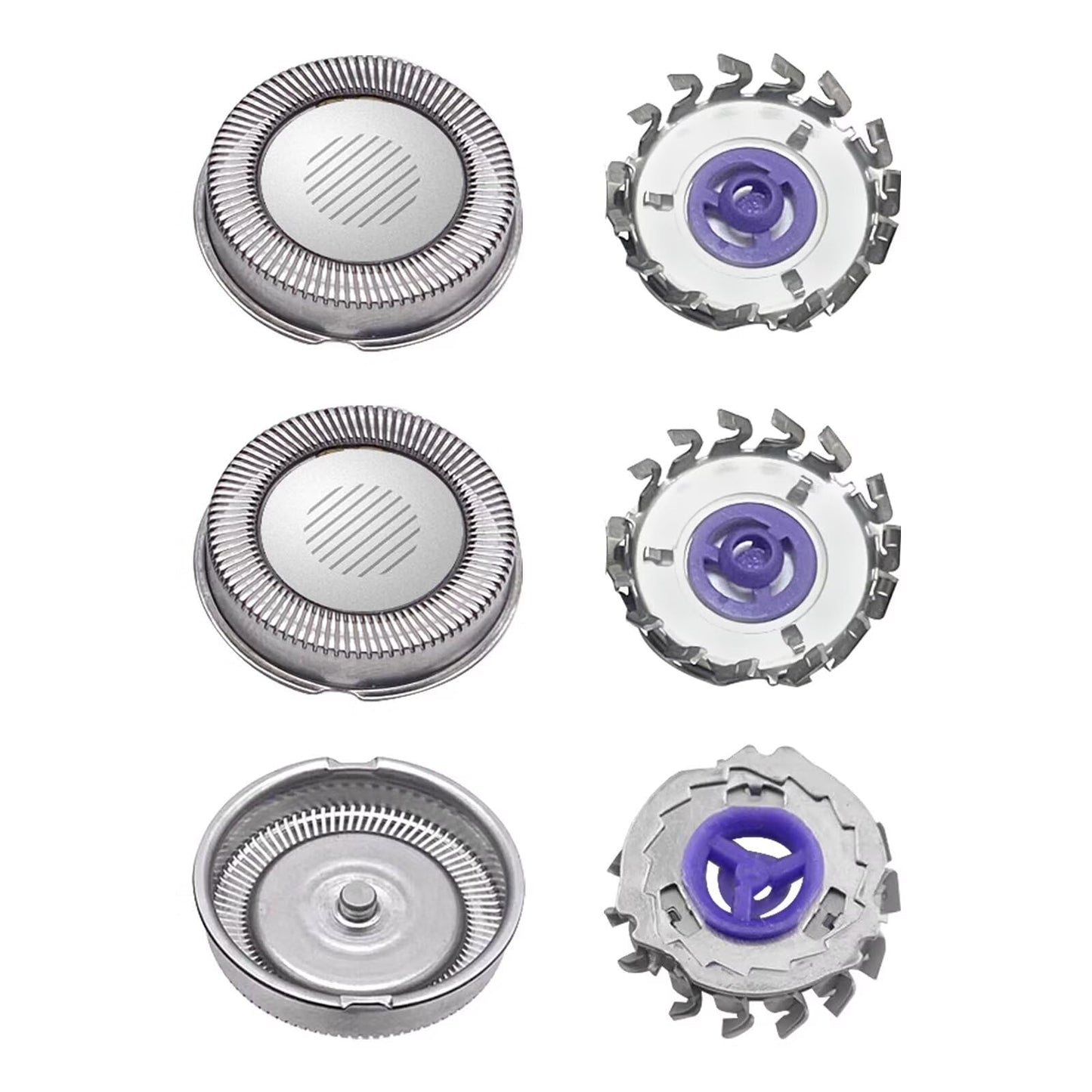 3 pack Replacement Heads Shaver Blade for Norelco Philips HQ3, HQ4, HQ55, HQ56 6948XL, 6947XL, 6945XL, 6940LC, 6900LC, 6863XL, 6856XL, 6854XL, 6853XL
