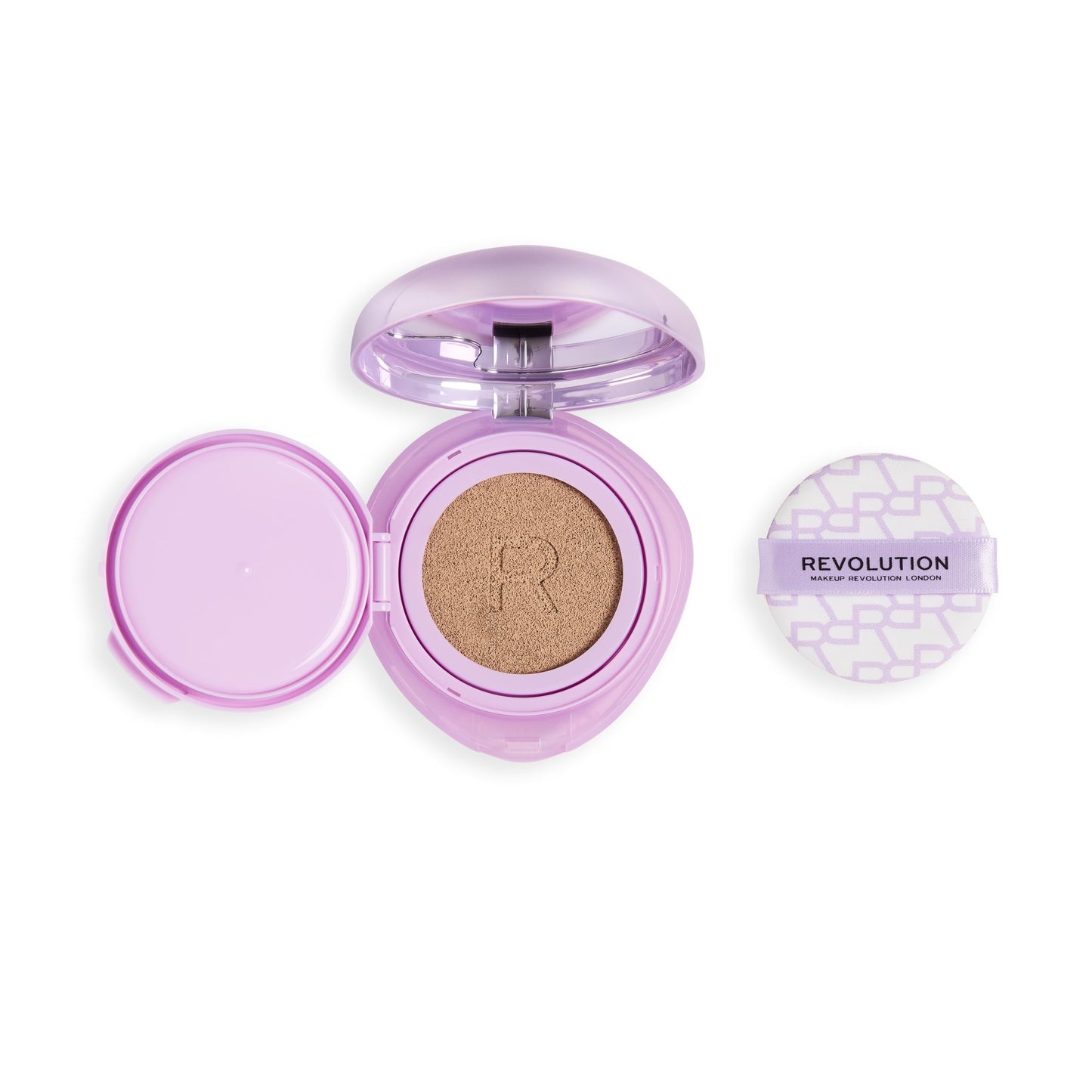 Revolution Superdewy Cushion Foundation with Peptides, Radiant Finish, Buildable Coverage, Hydrating for Mature Skin, Vegan & Cruelty-Free, Light Cool, 0.32 oz